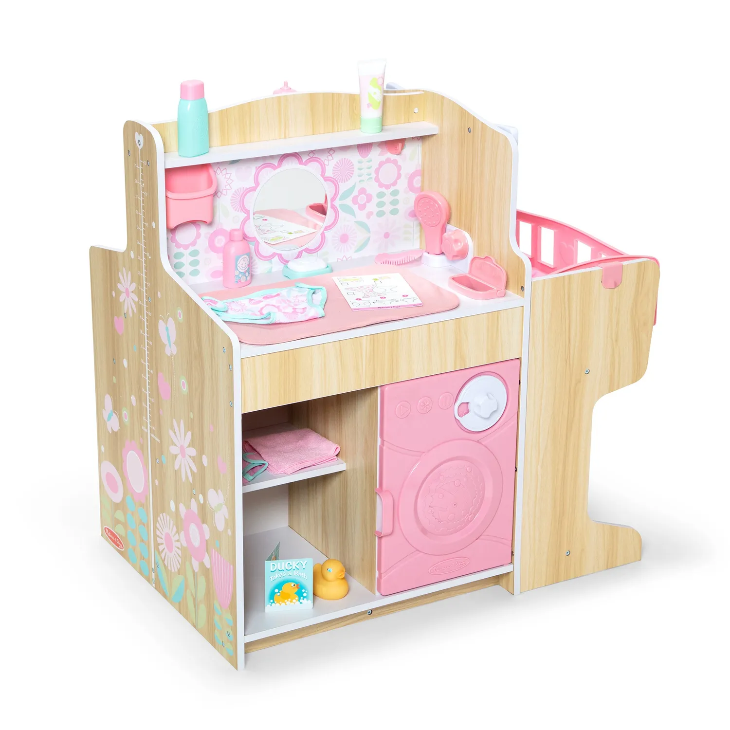 Melissa & Doug Baby Care Center poppen verzorgingscentrum houten