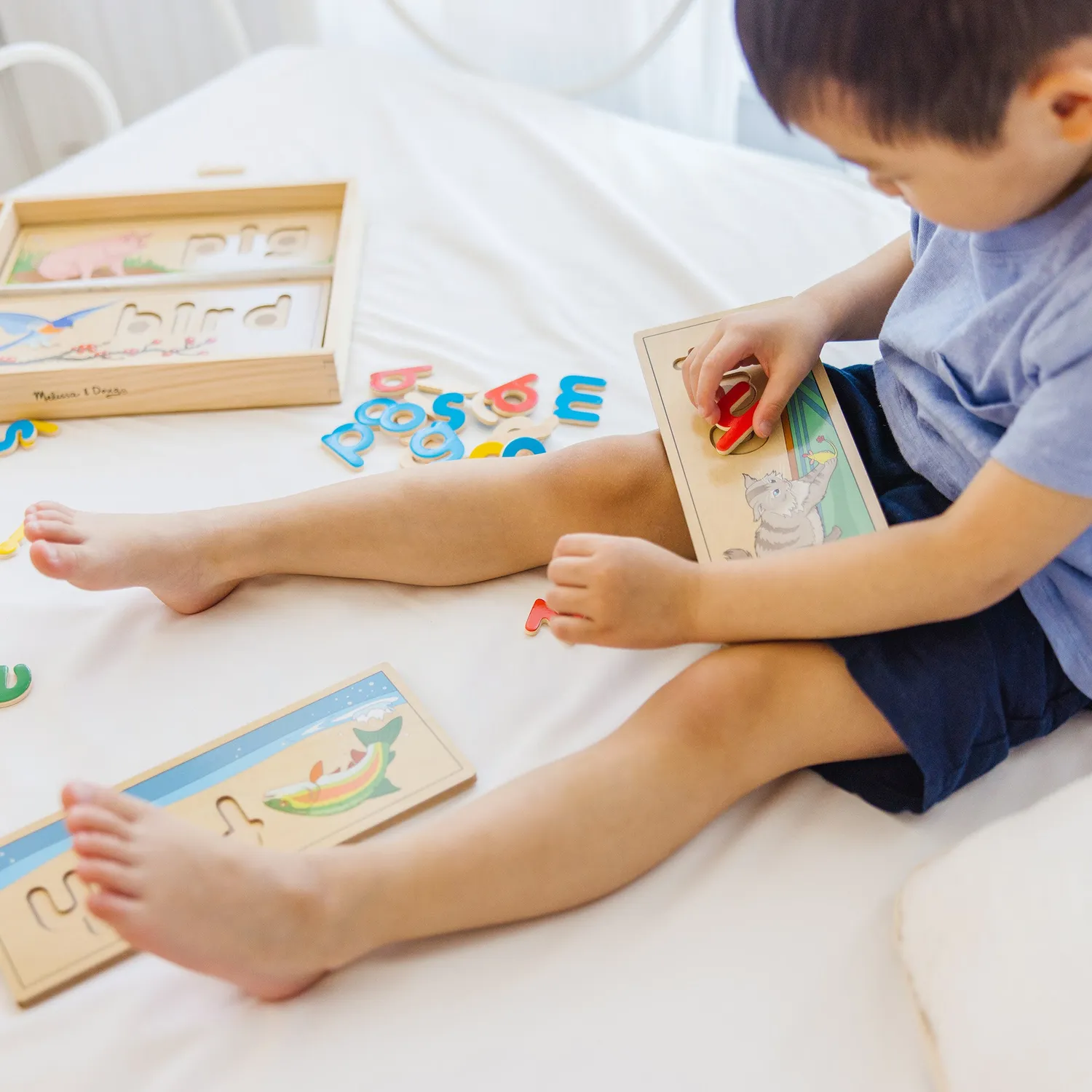 Melissa & Doug See & Spell houten letterspel