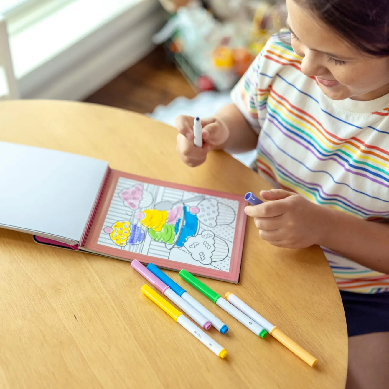 Melissa & Doug On the Go Kleuren op Nummer borden 12 stuks