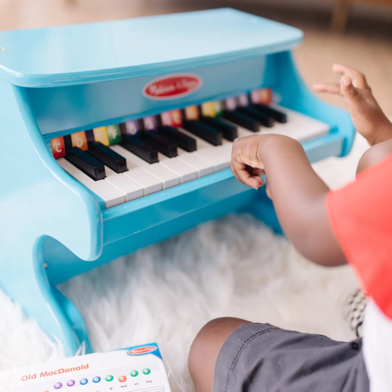 Melissa & Doug Blue Piano Speelgoedpiano 25 Toetsen Blauw