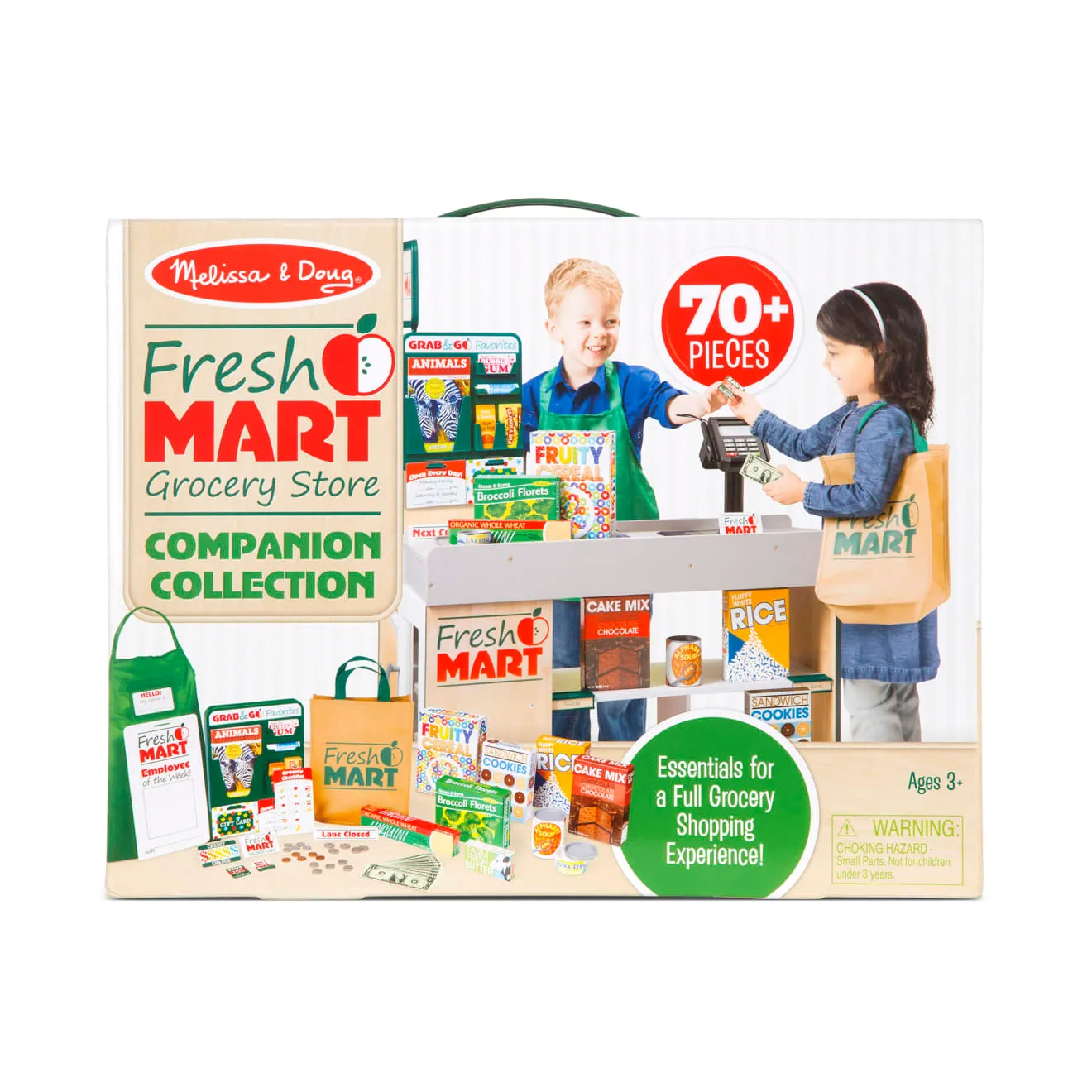 Melissa & Doug Fresh Mart Grocery Store Companion speelset 70-delig