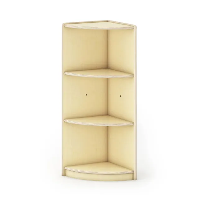 Guidecraft EdQ hoekkast 3-laags naturel