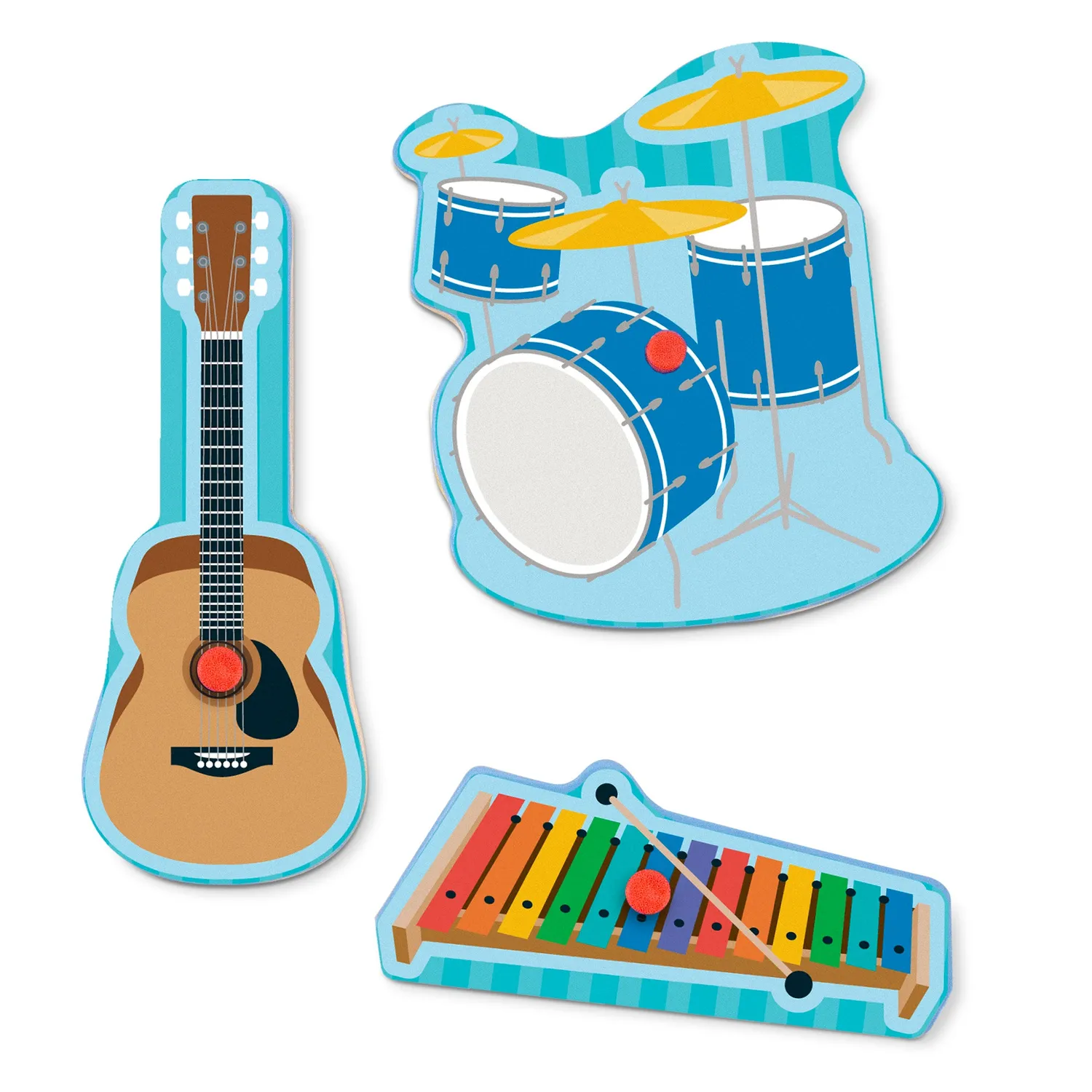 Melissa & Doug Musical Instruments geluidspuzzel 8 stukjes