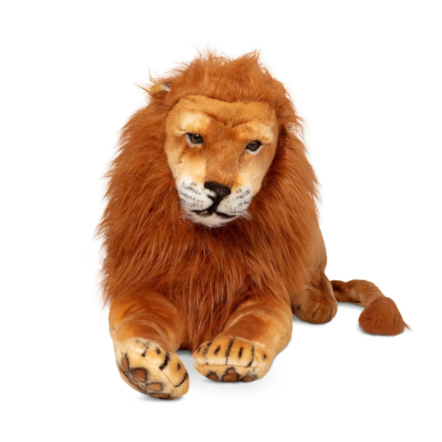 Melissa & Doug grote leeuw knuffel pluche levensecht 3-5 jaar