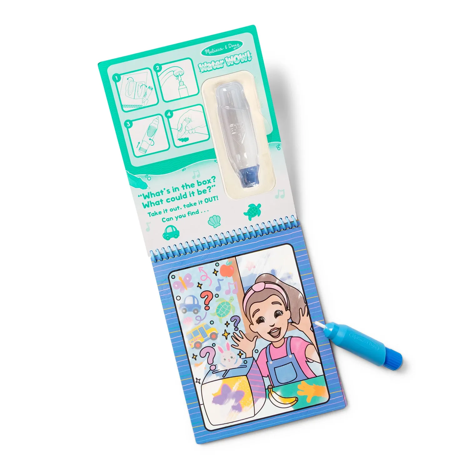 Melissa & Doug Water Wow Ms Rachel Find Count kleurboek