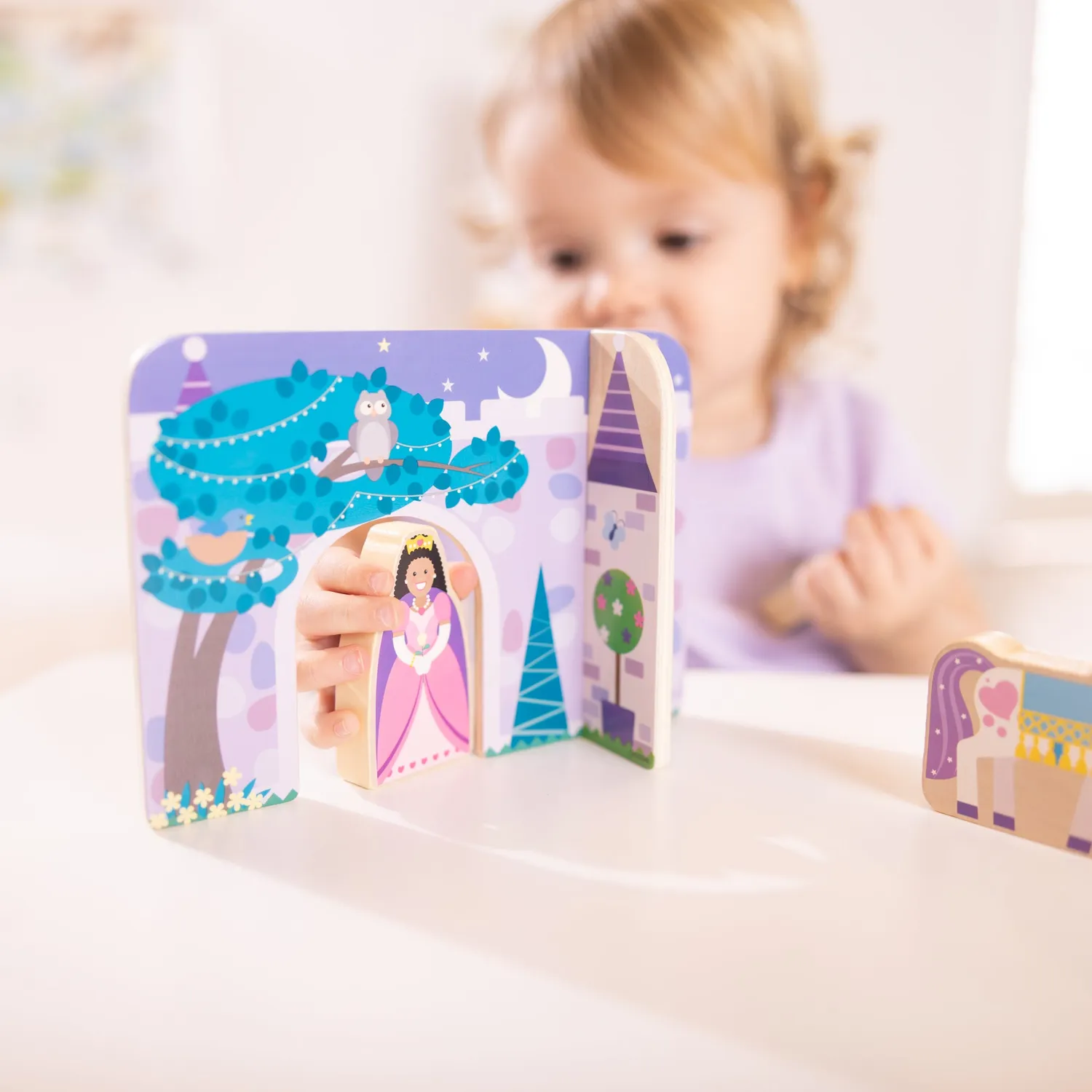 Melissa & Doug Wooden Fairy Tale speelkasteel hout