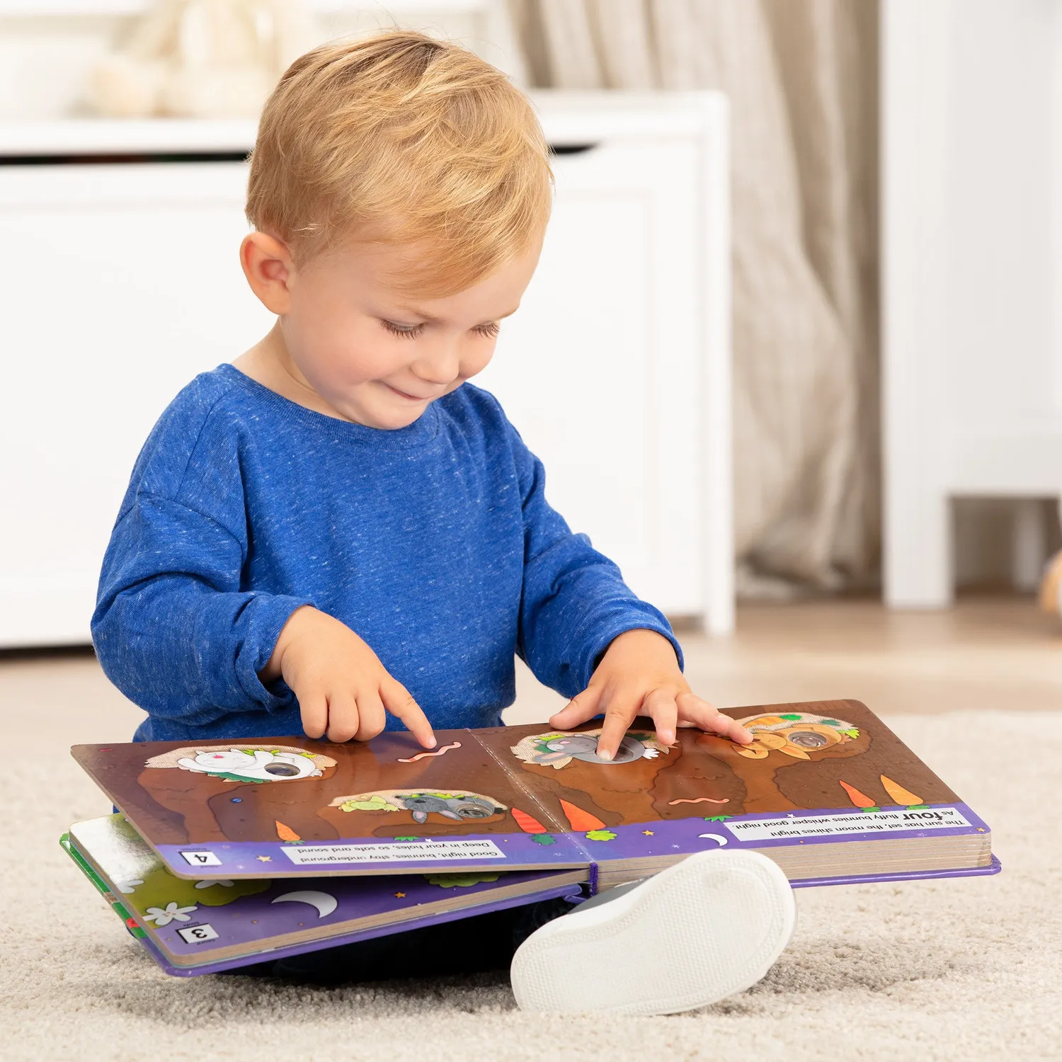 Melissa & Doug Poke-a-Dot Good Night kartonboek dieren klik