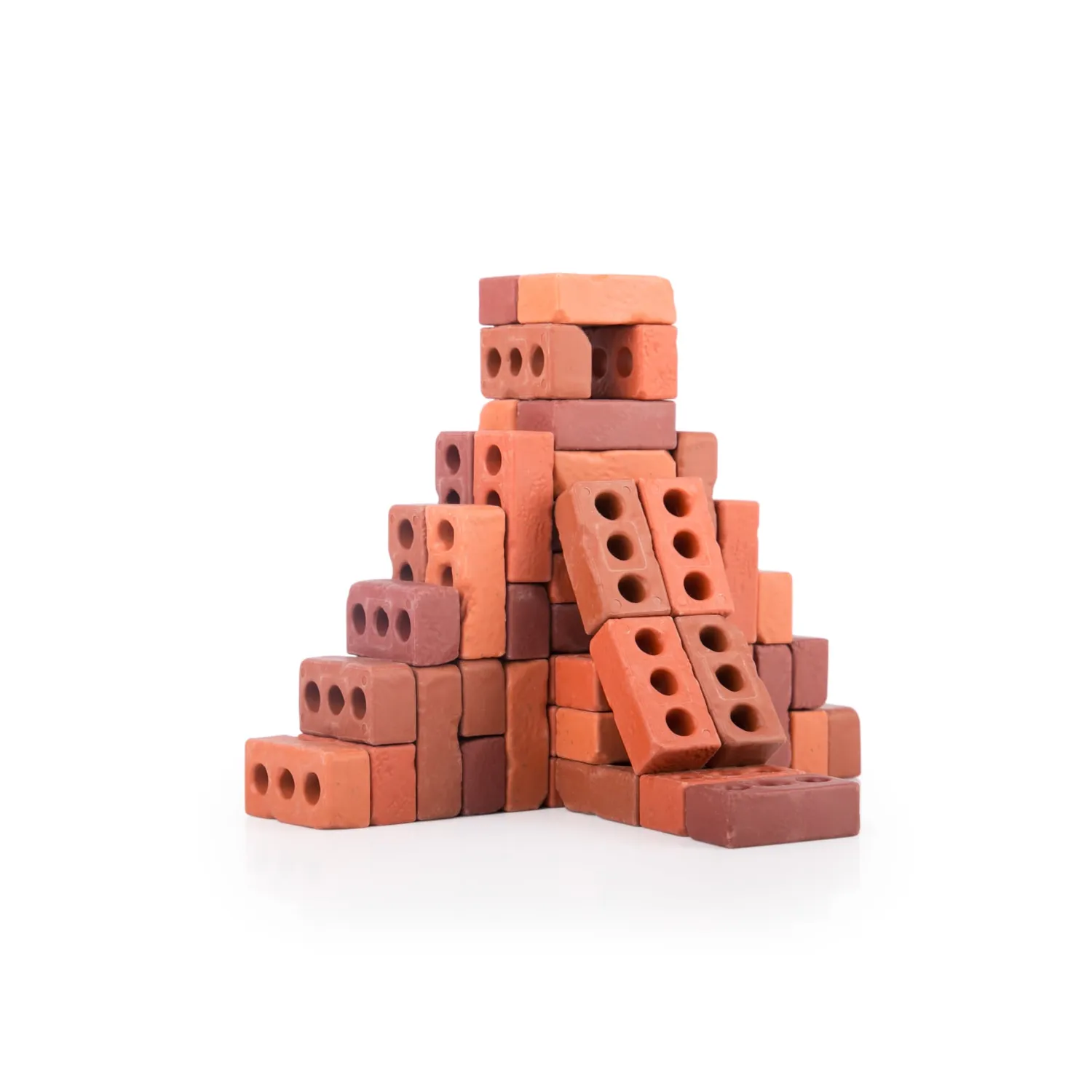 Guidecraft Little Bricks bouwstenen 60 stuks mini