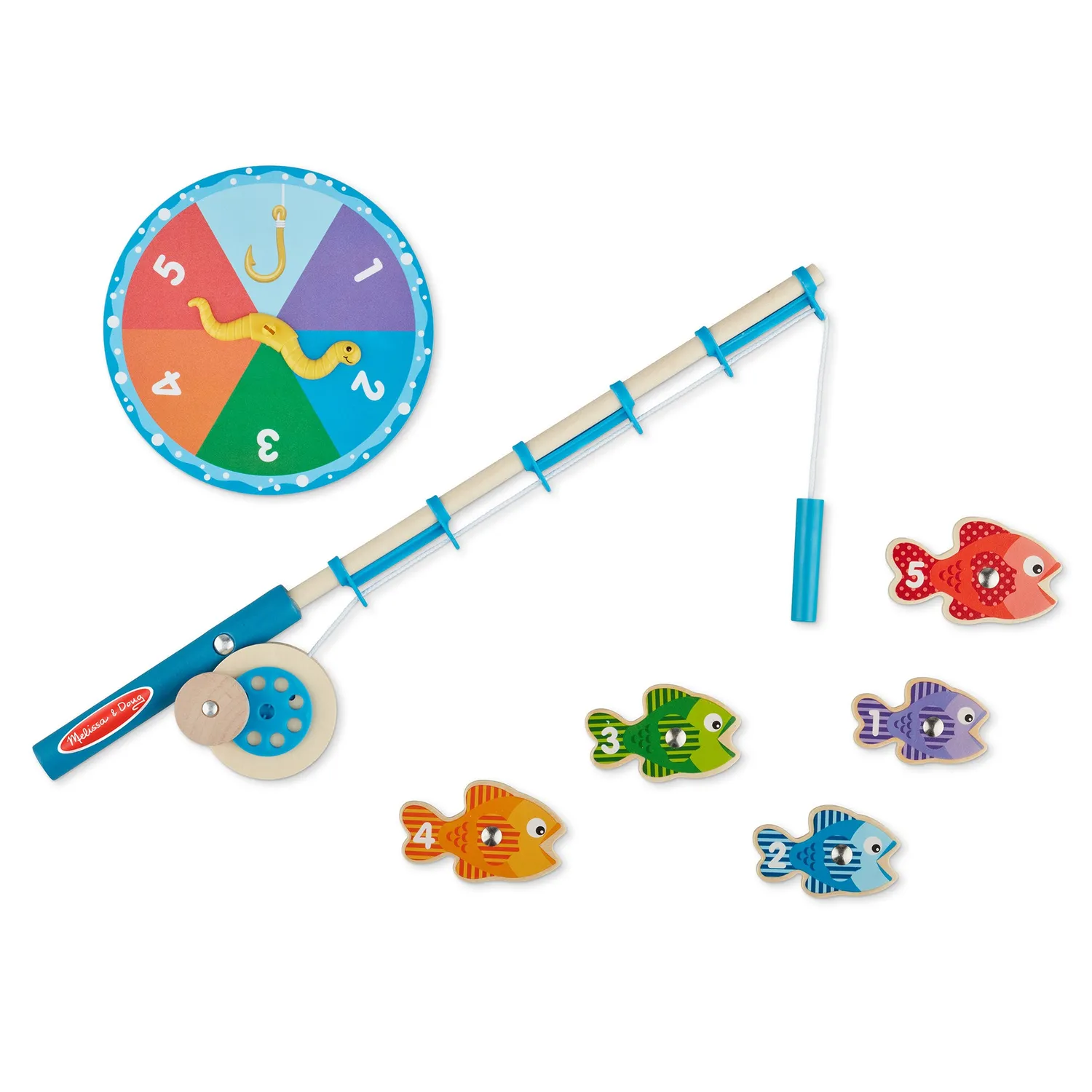 Melissa & Doug Catch & Count magnetisch visspel hout
