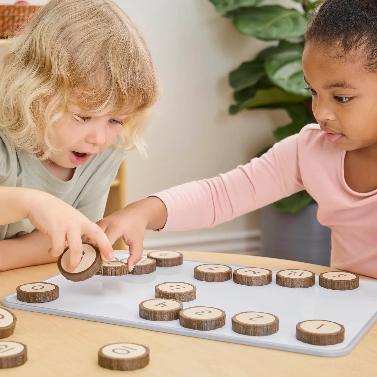 Guidecraft Magnetic Wood Cookie Counters reken speelgoed 0-20