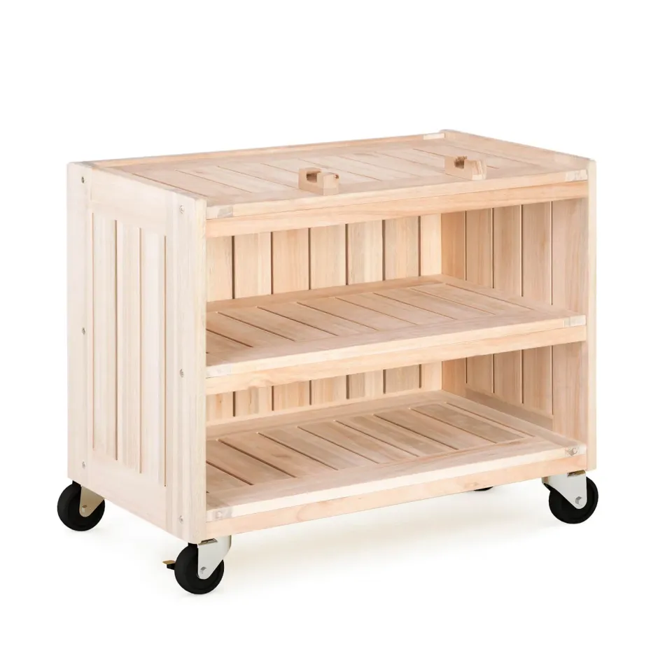 Guidecraft Notch Blocks Storage Cart opbergkar hout