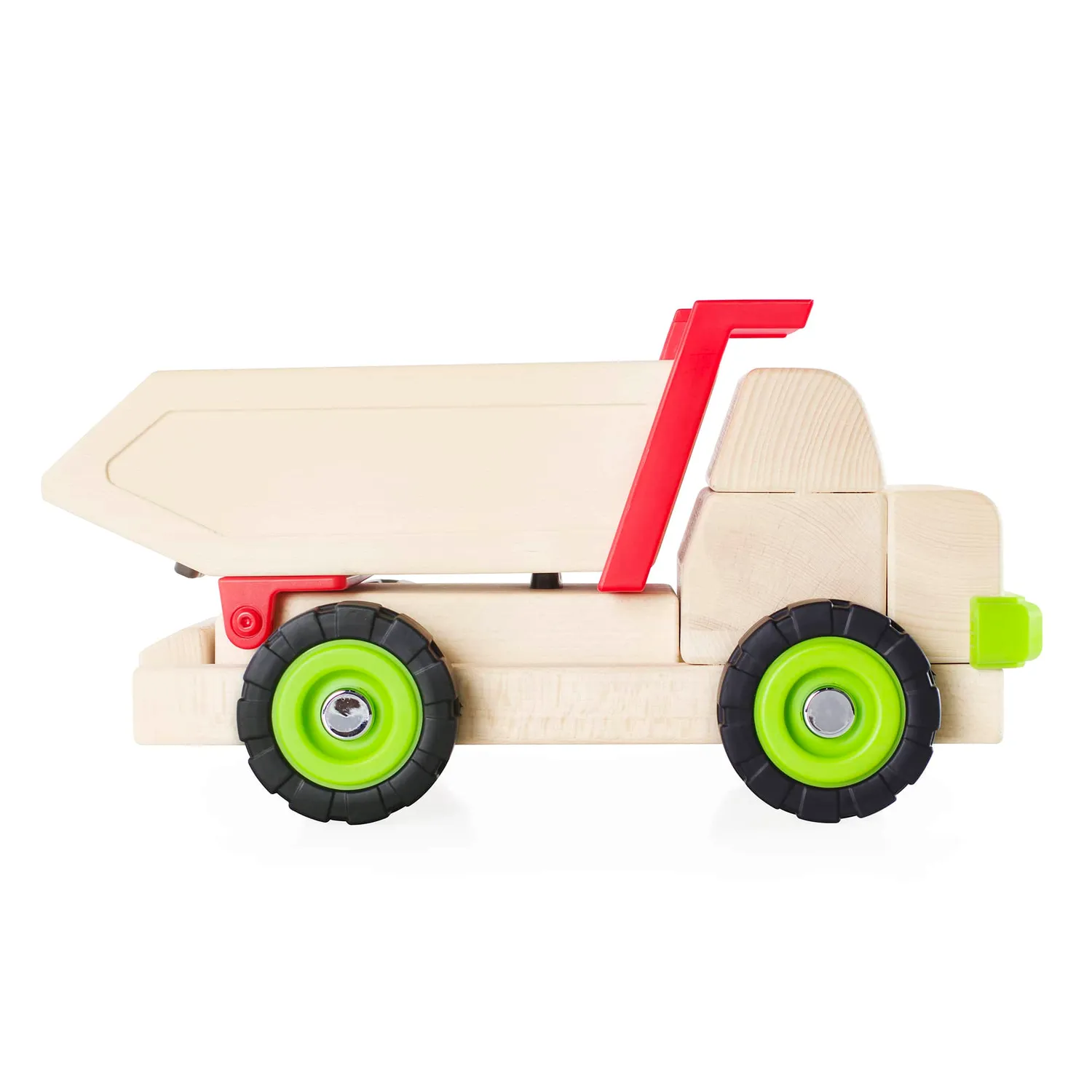Guidecraft Block Science Big Dump Truck kiepwagen hout