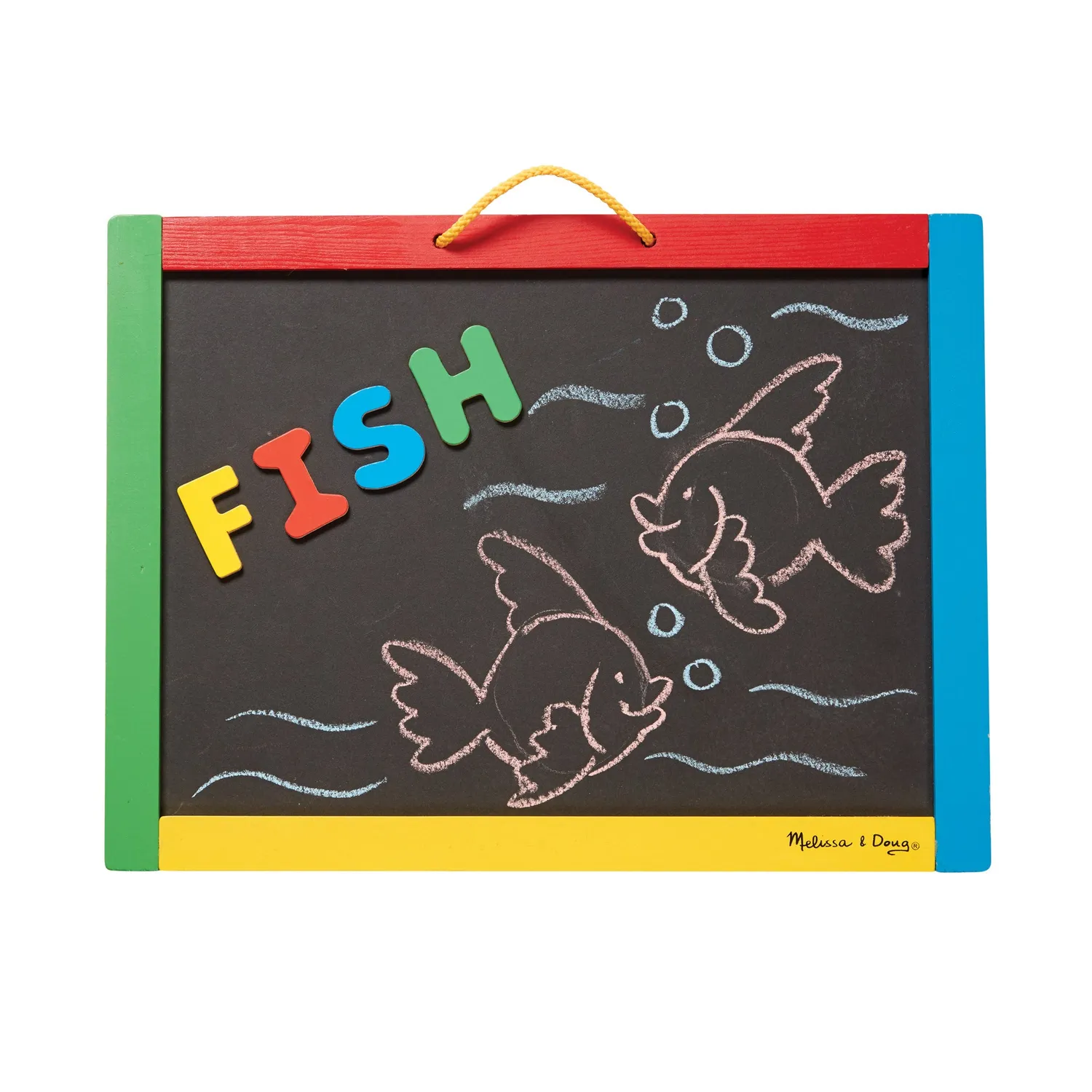 Melissa & Doug Magnetic Chalkboard krijtbord magneetbord hoofdletters