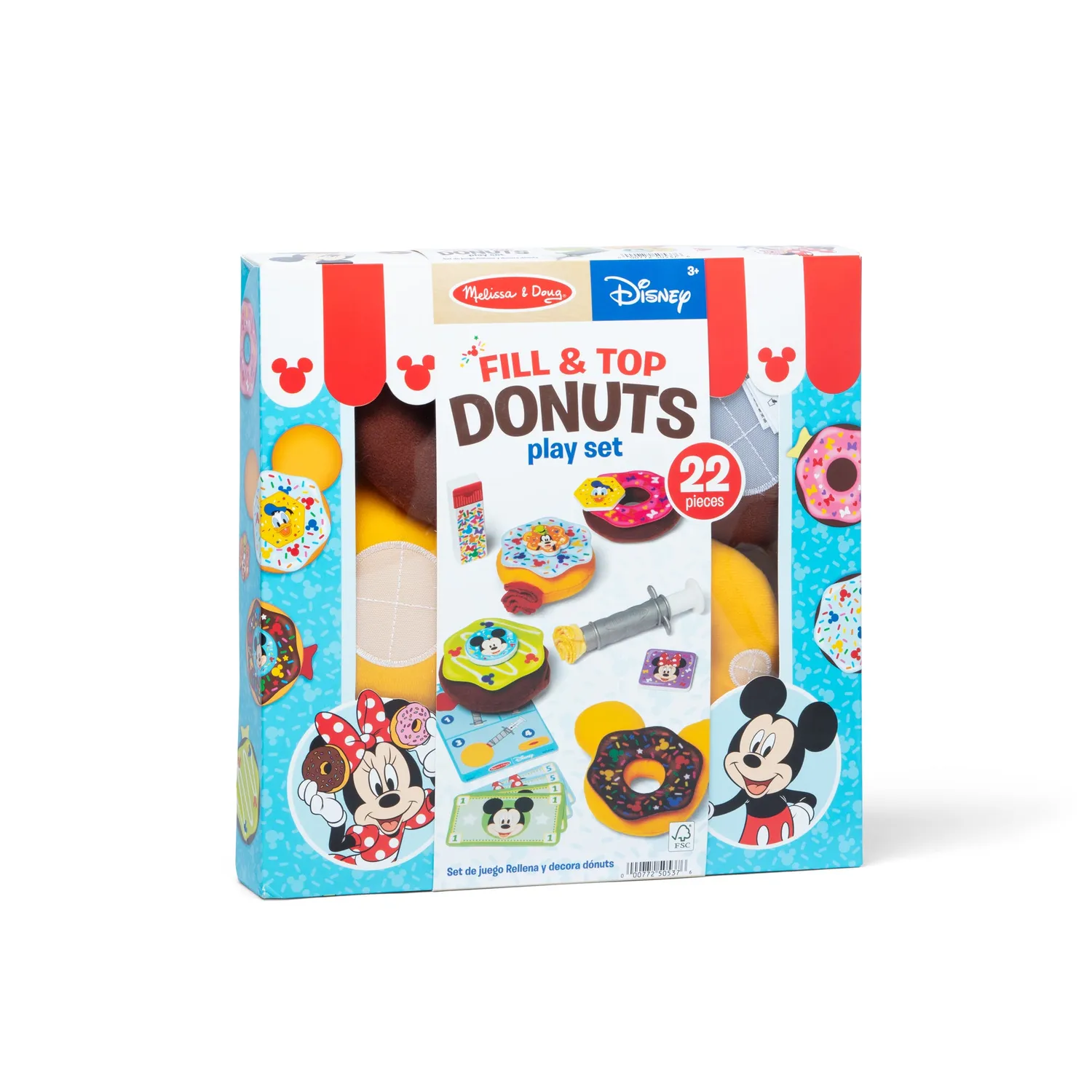 Melissa & Doug Disney Donuts speelset met slotenbord