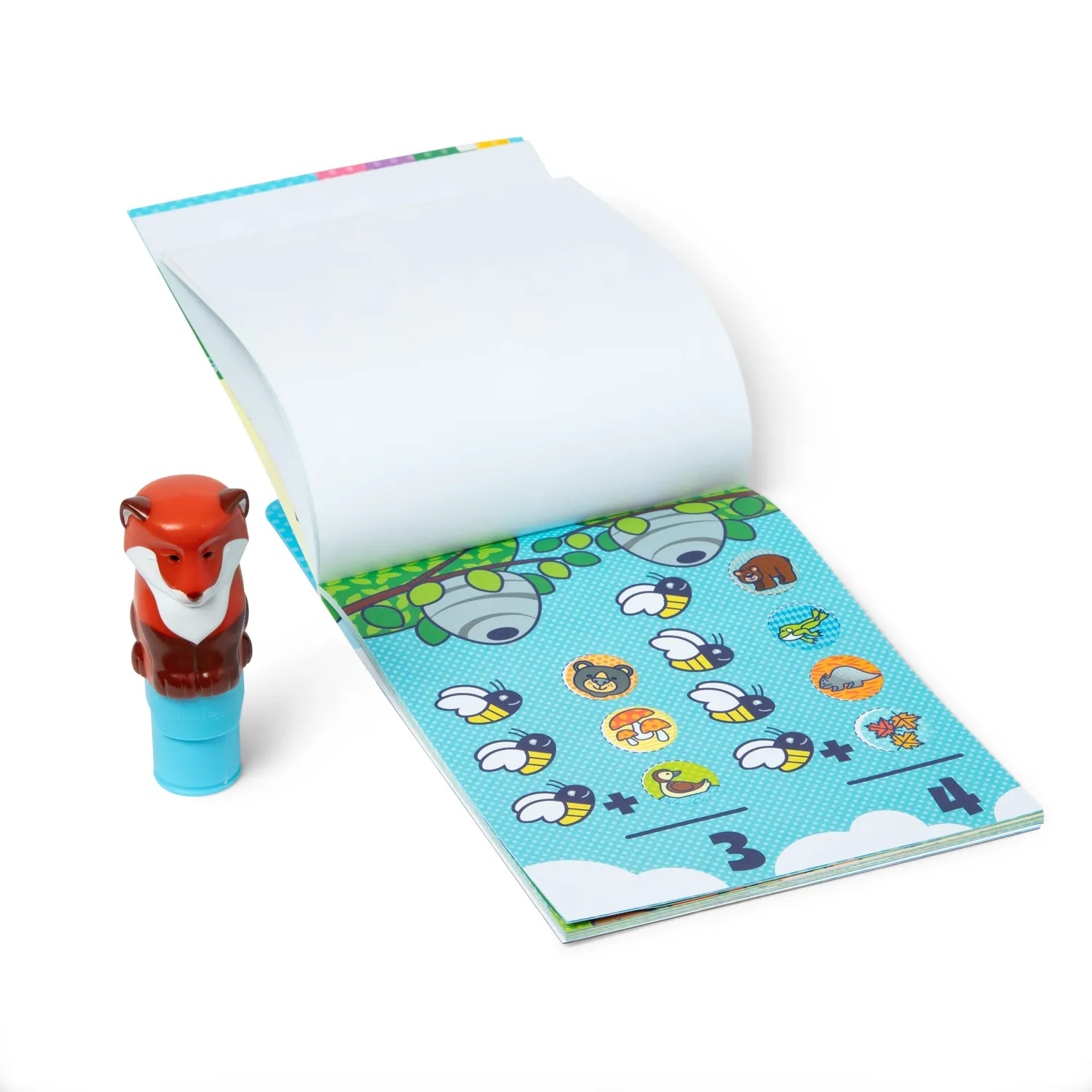 Melissa & Doug Sticker WOW! Fox stickerstempel 300 stickers