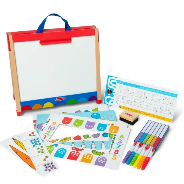 Melissa & Doug Take-Along schildersezel meeneem hout