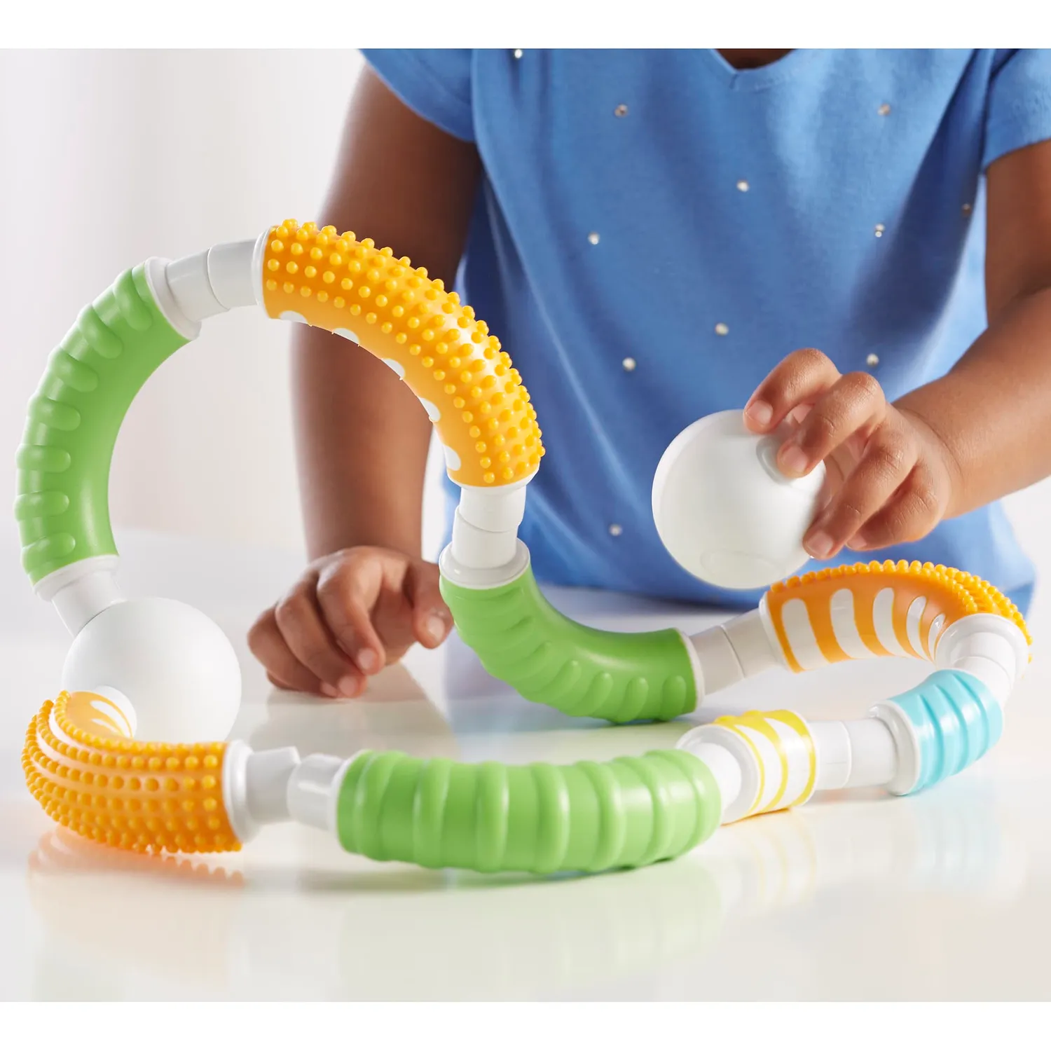 Guidecraft Grippies Curves magneetspeelgoed 20-delig zacht