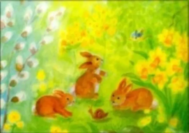 Ginger Fairy Dorothea Schmidt Drei Hasen Kaart 10x15