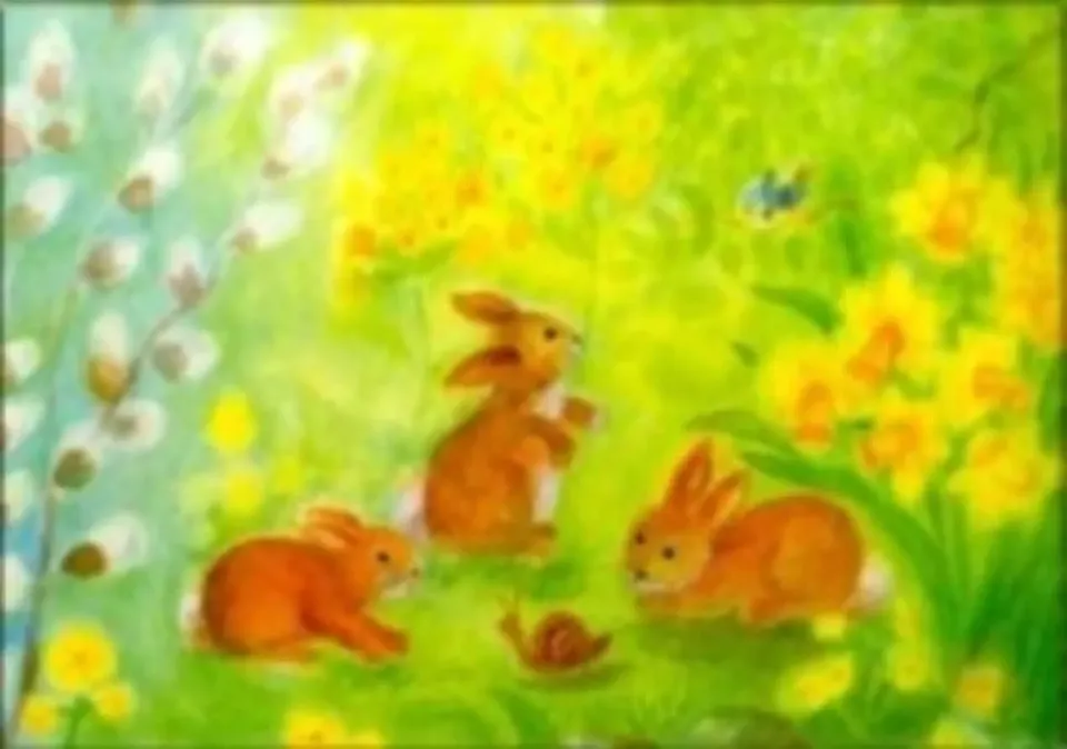 Ginger Fairy Dorothea Schmidt Drei Hasen Kaart 10x15