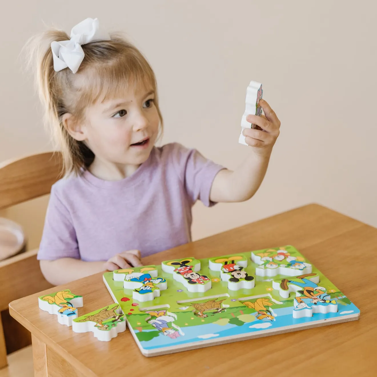 Melissa & Doug Mickey Mouse houten puzzel 8 stukjes peuter