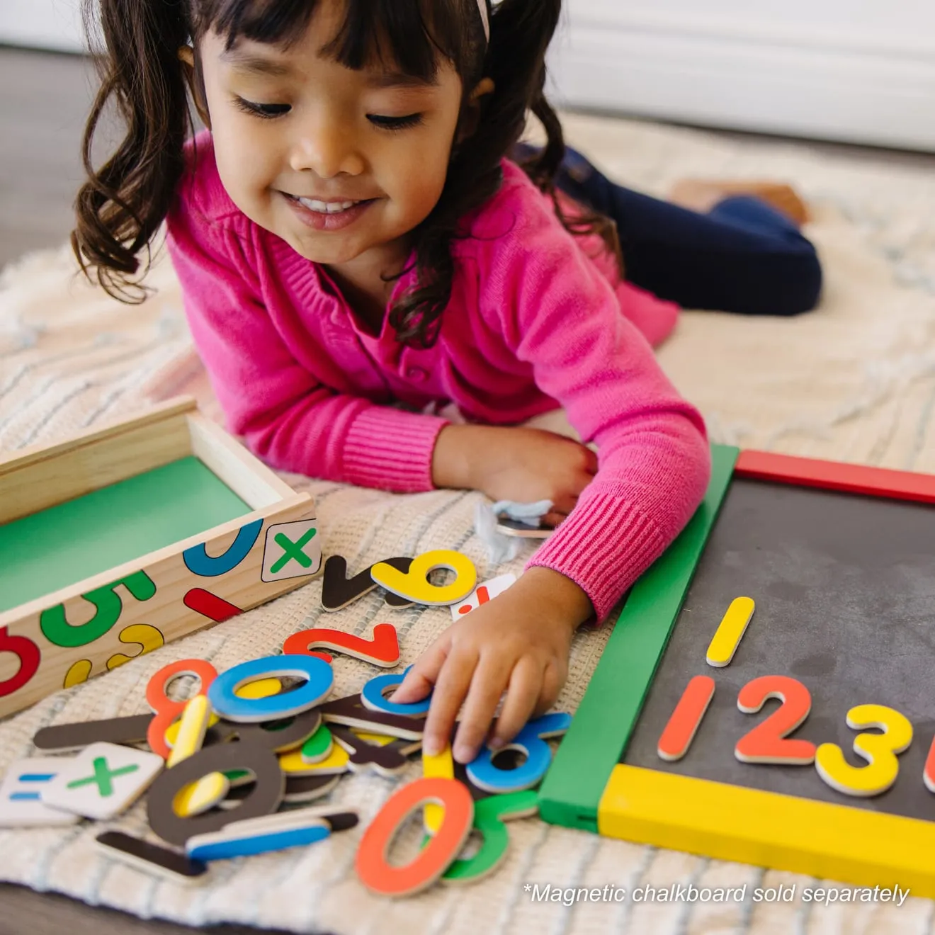 Melissa & Doug Magnetic Wooden Numbers magneetset 37 stuks