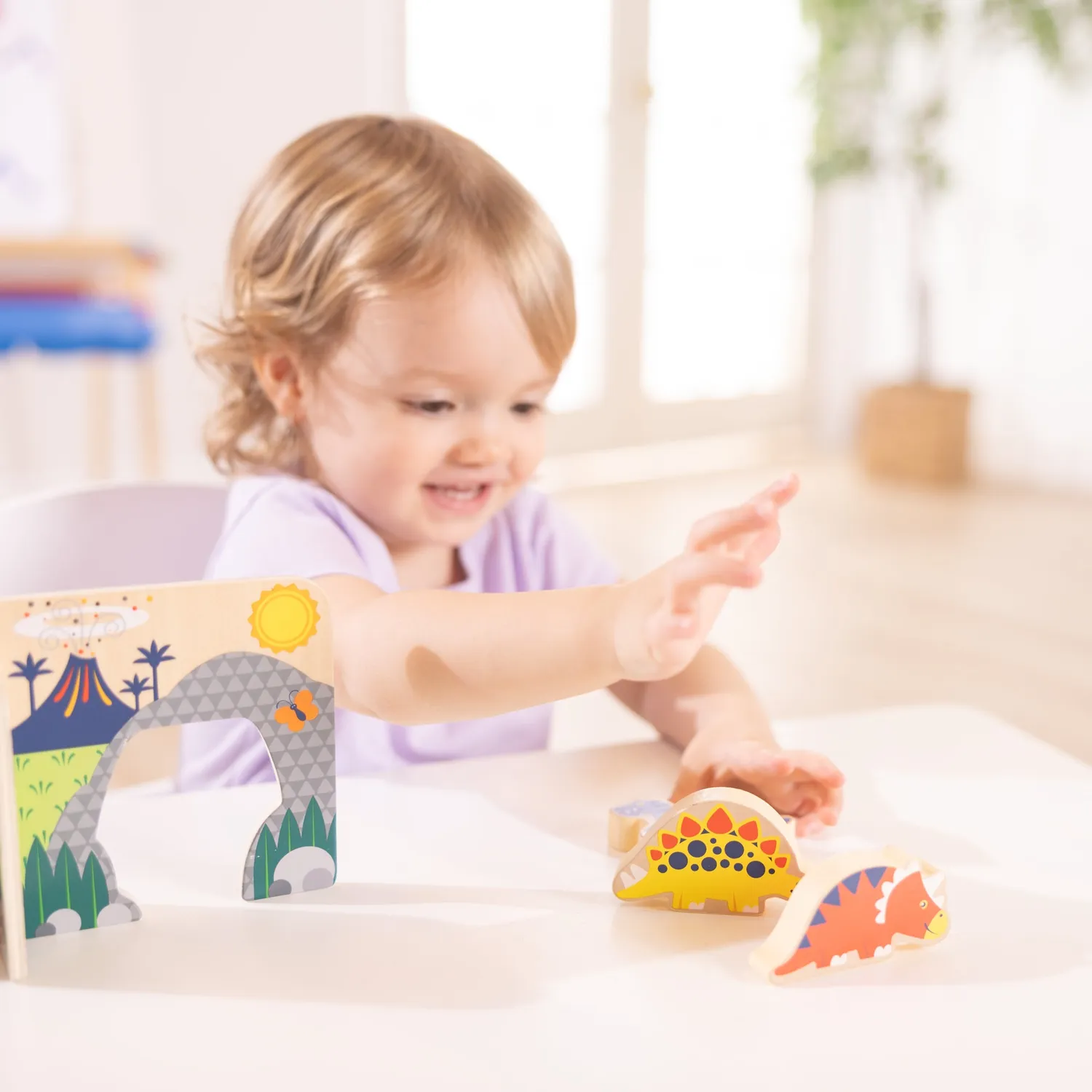 Melissa & Doug Houten Dinosaurussen Speelset 3 dino’s