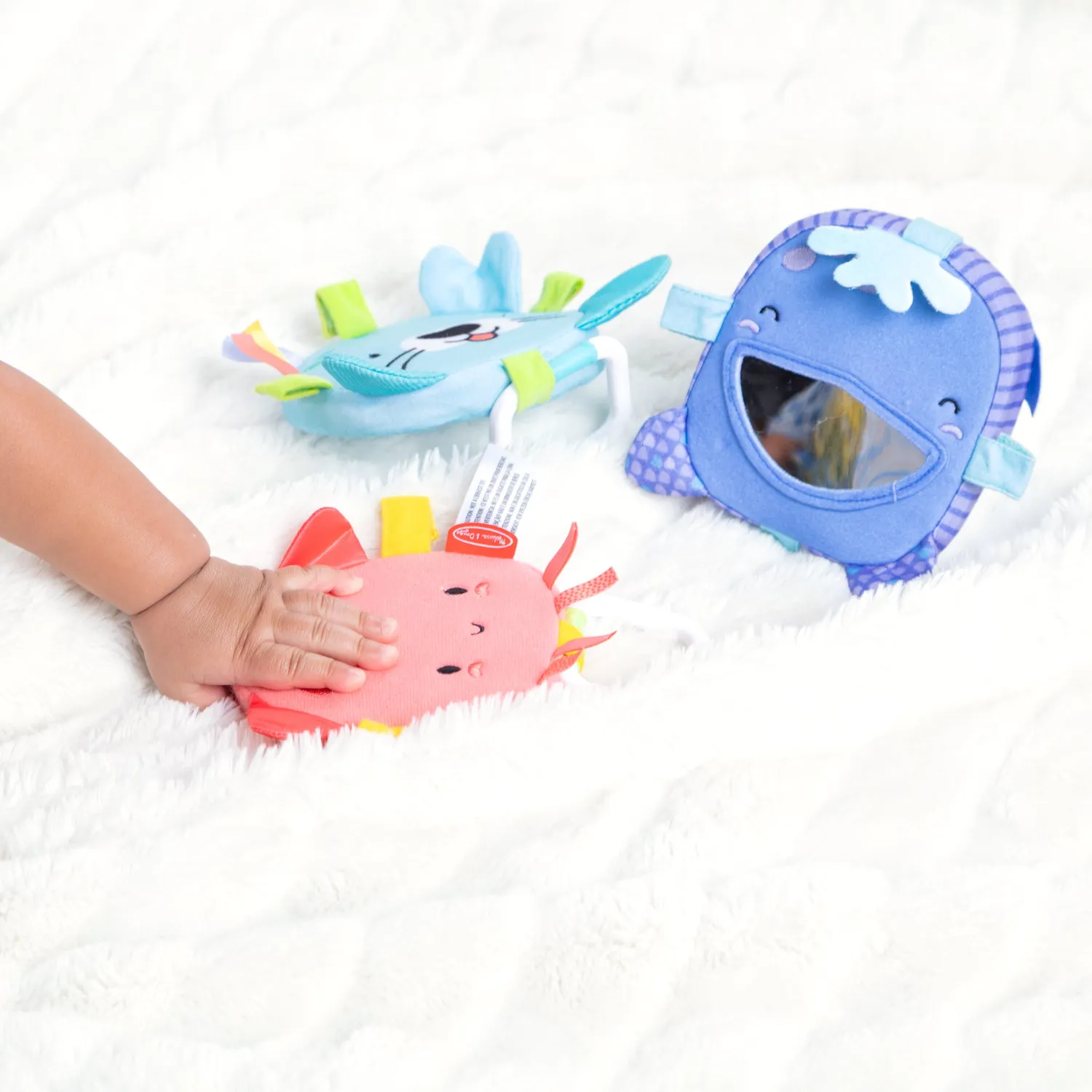 Melissa & Doug Ocean Waves Bounce babyspeelgoed 3 stuks