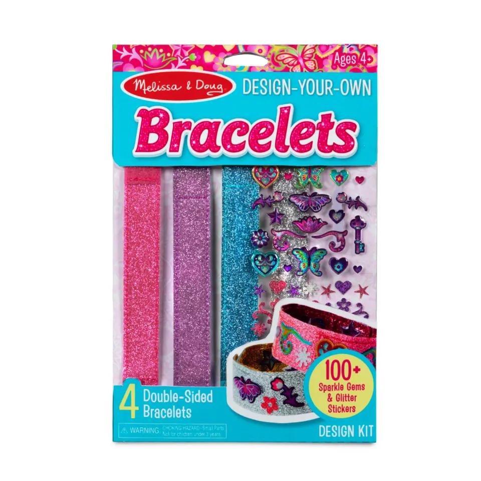 Melissa & Doug Design-Your-Own armbanden knutselset glitter