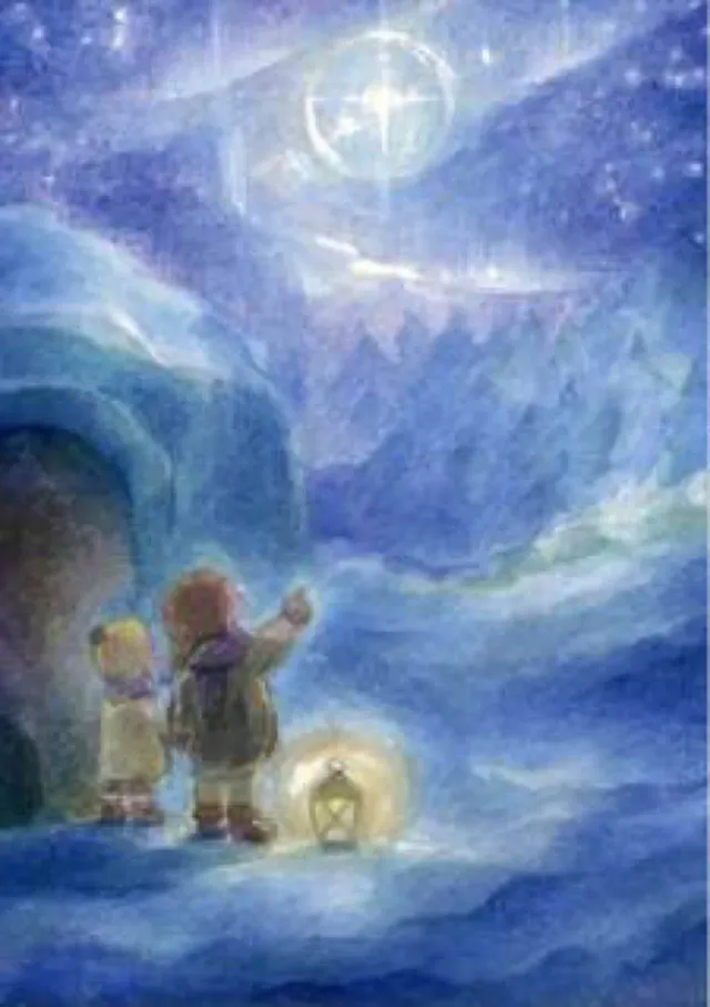 Ginger Fairy Winterlicht Kaart Marie-Laure Viriot Winter