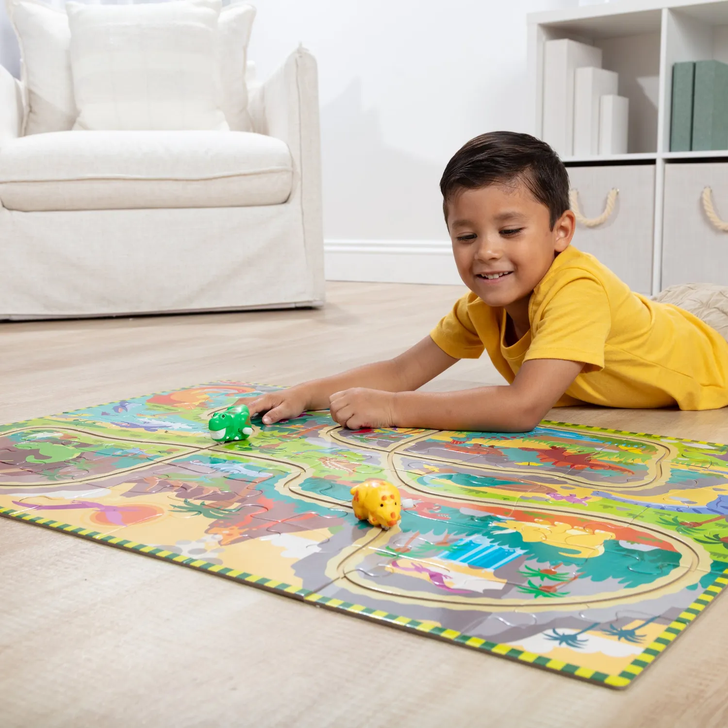 Melissa & Doug Dinosaur Adventure vloerpuzzel 48 stukjes