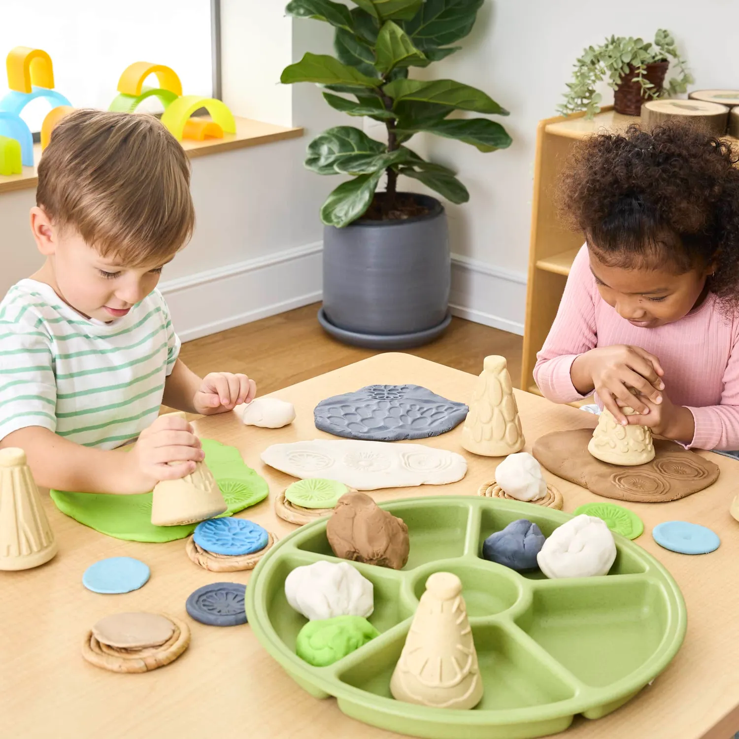 Guidecraft Organic Pattern Rollers Mushroom patroonrollers paddenstoel