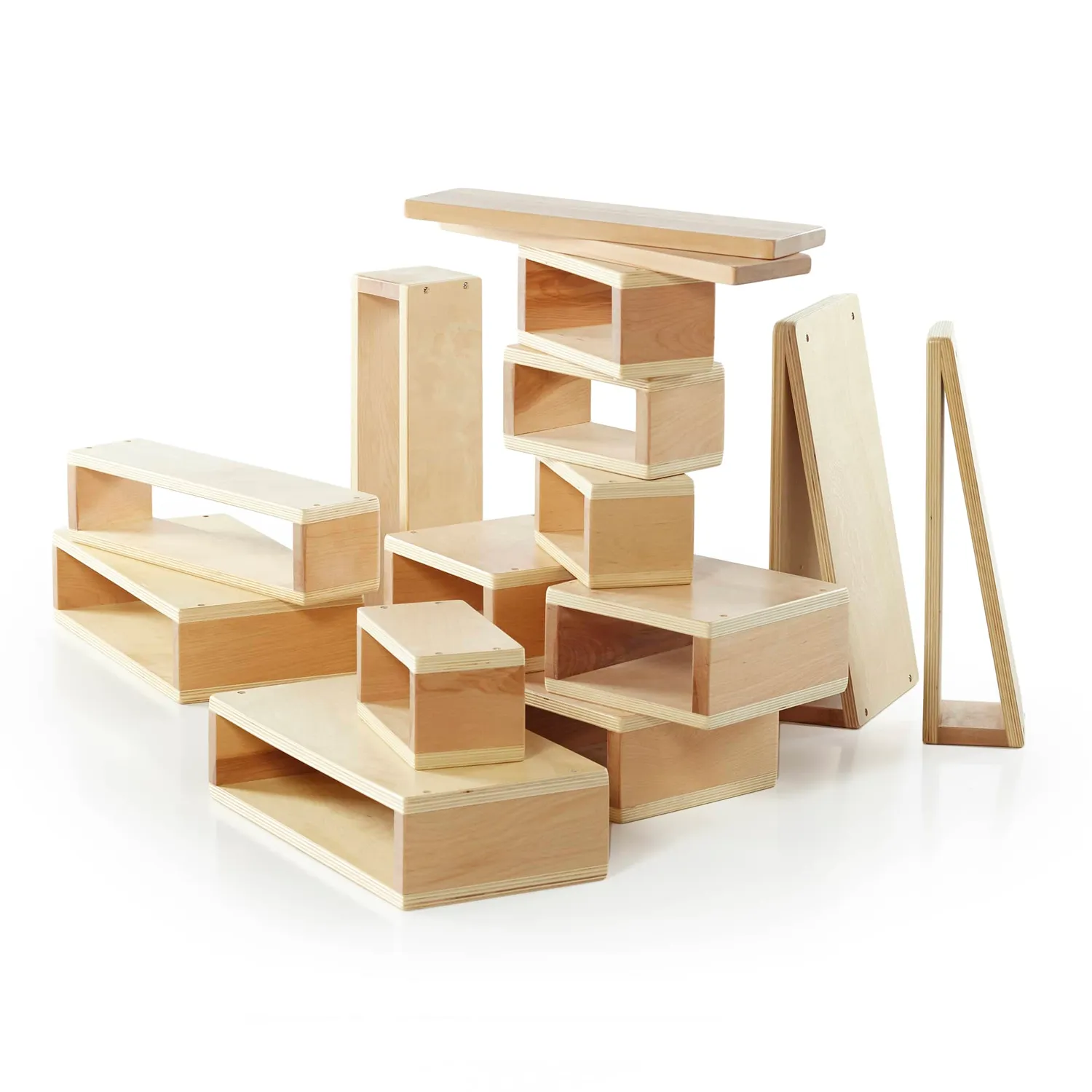 Guidecraft Hollow Blocks bouwblokken 16-delig berkenhout