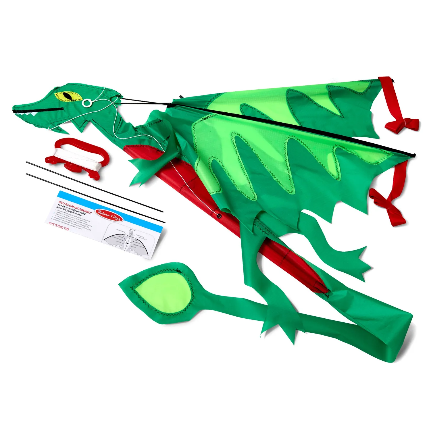 Melissa & Doug Winged Dragon vlieger groot 157 cm