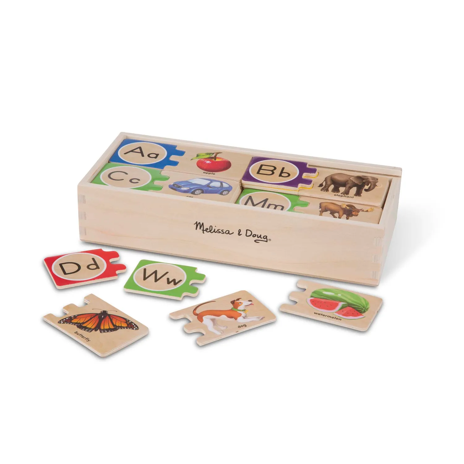 Melissa & Doug Self-Correcting Letter Puzzles letterpuzzel