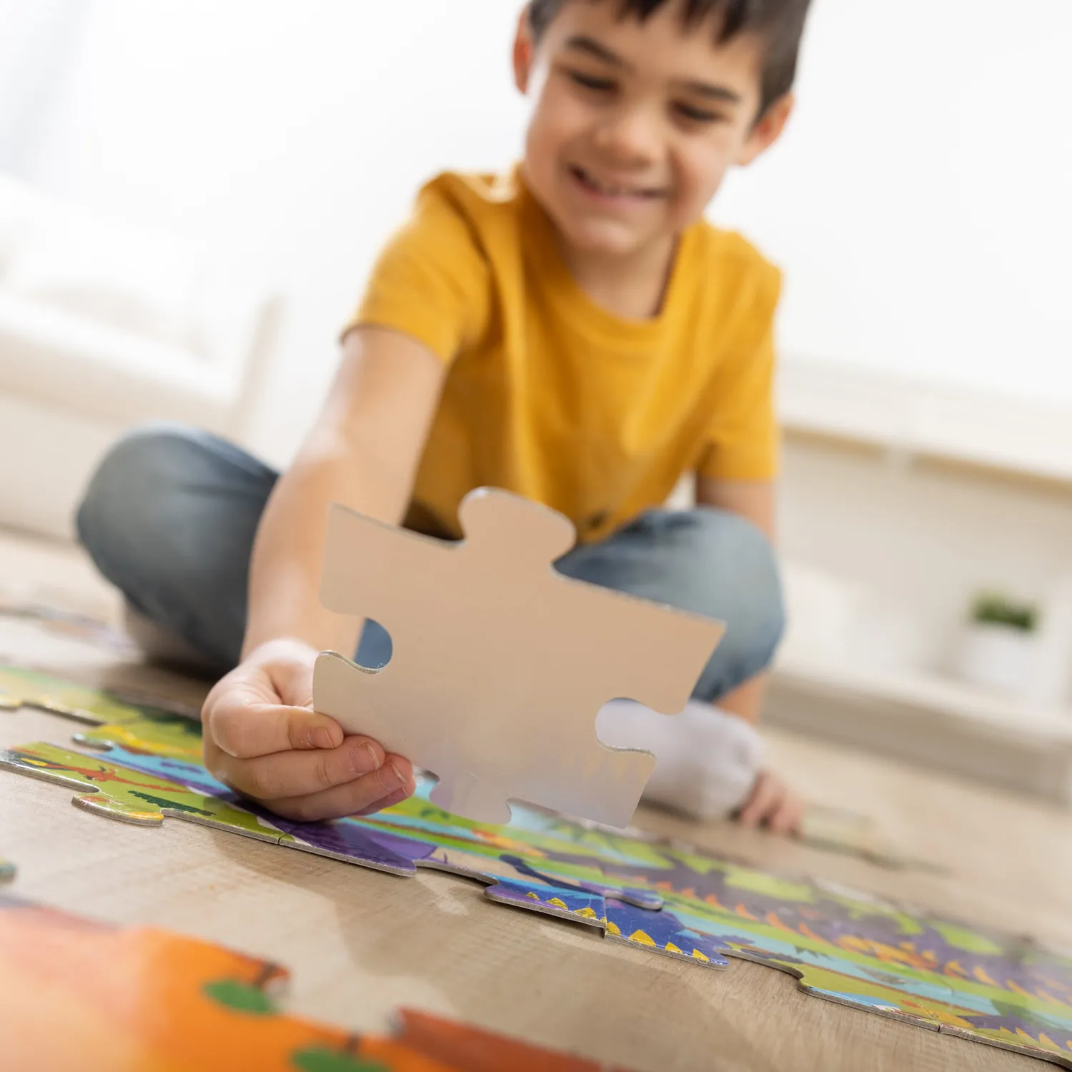 Melissa & Doug Land of Dinosaurs vloerpuzzel 48 stukjes dino