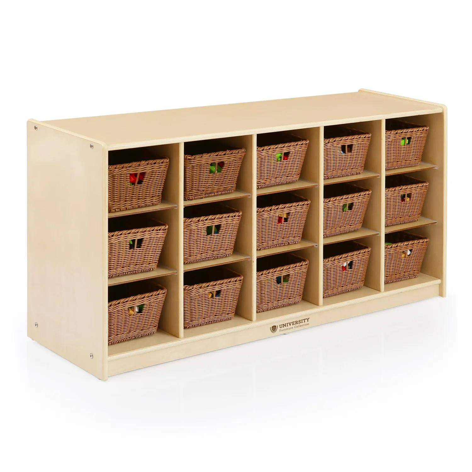 Guidecraft 15-Bin Storage vakkenkast berken 15-vaks