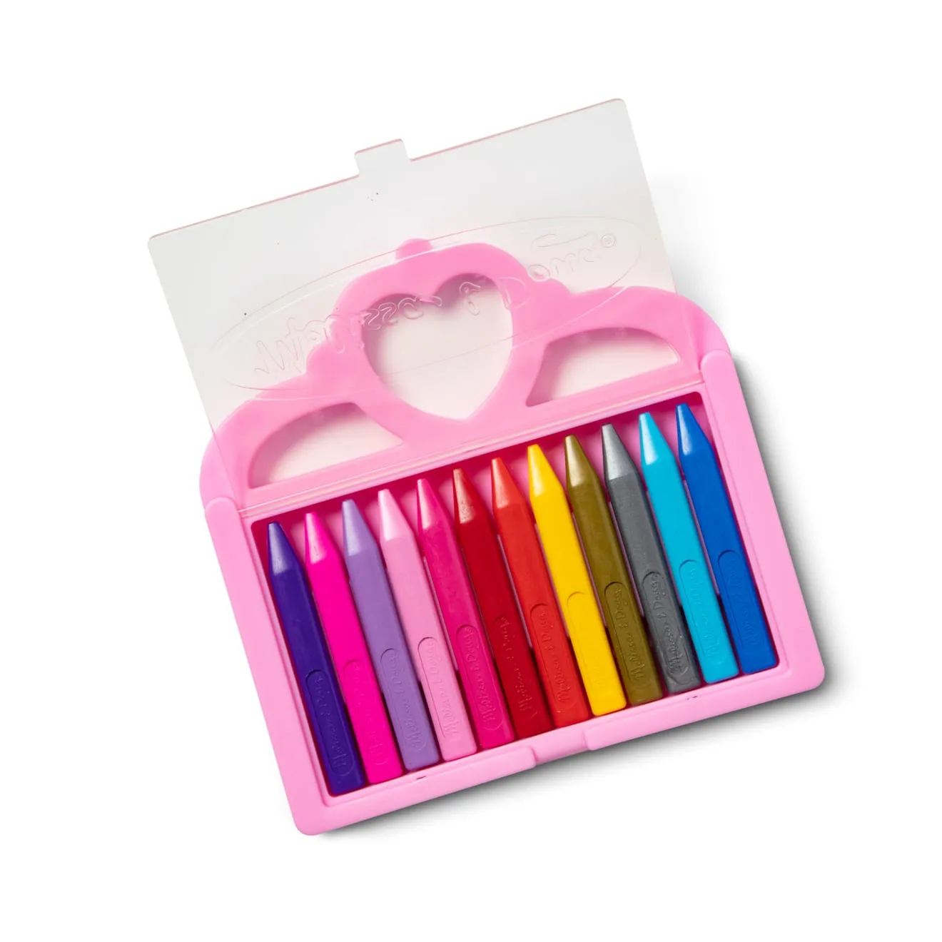 Melissa & Doug Princess kleurset 12 krijtjes in etui