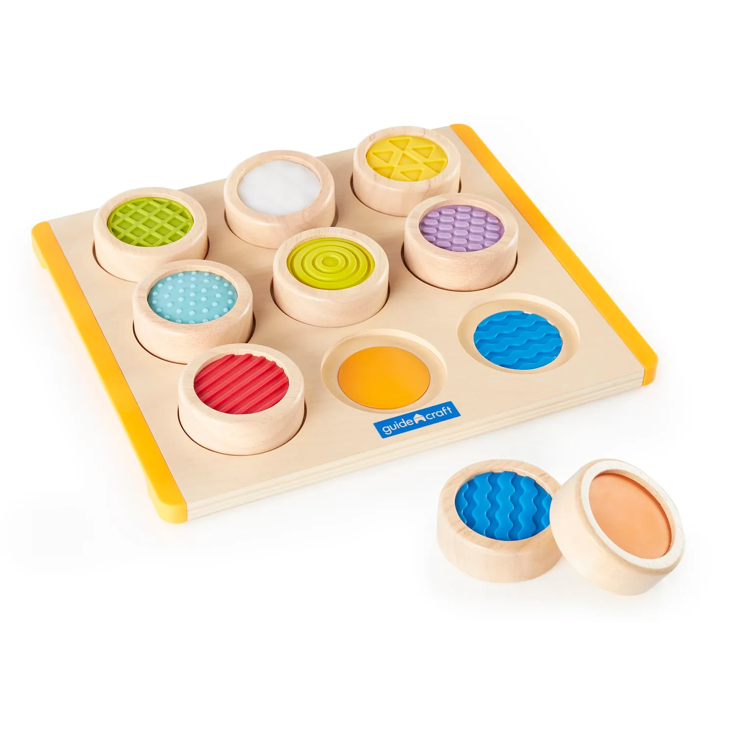 Guidecraft Tactile Search and Match voelpuzzel 9 texturen