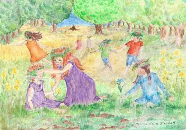 Ginger Fairy Eentje van Margo Sint Jan ansichtkaart 10,5x15 cm