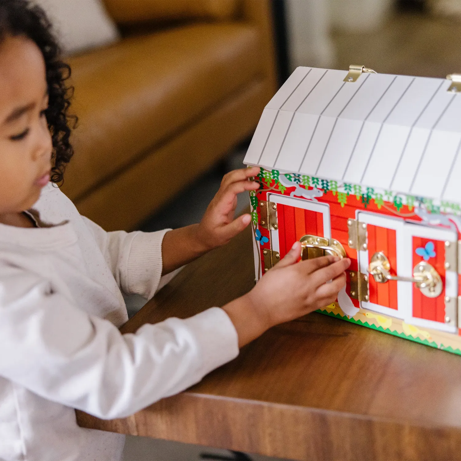 Melissa & Doug Latches Barn houten boerderij met dieren