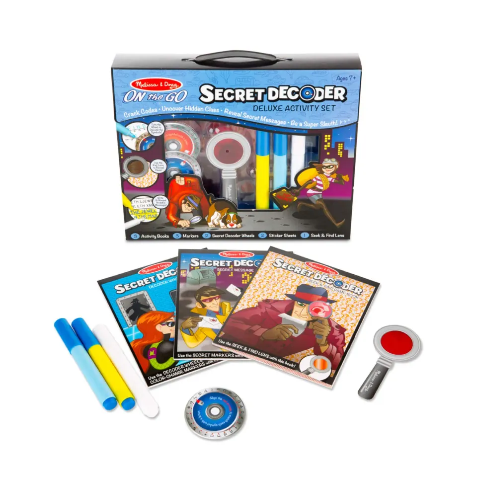 Melissa & Doug Secret Decoder doeboek deluxe speurset