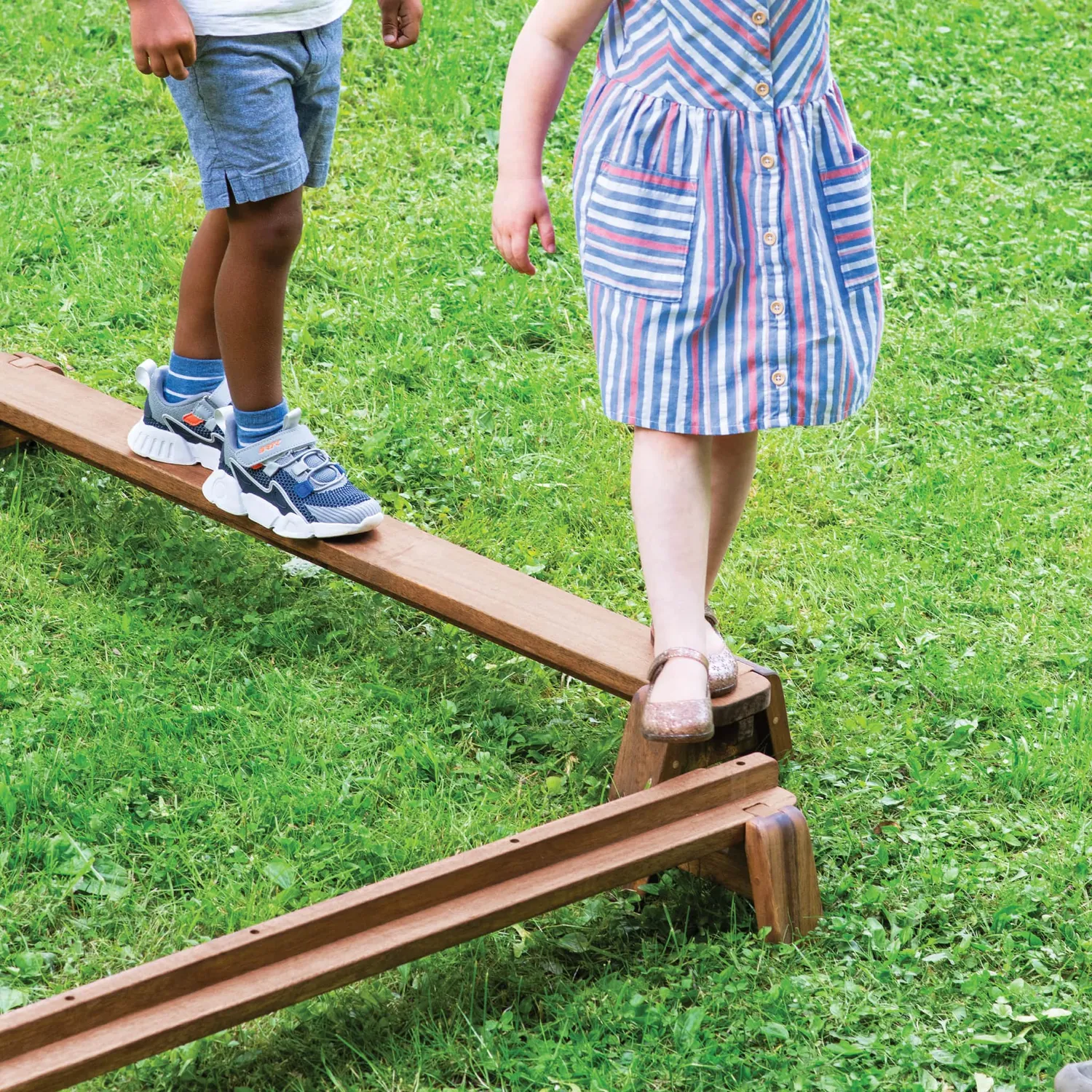 Guidecraft Acadia Balance Beam evenwichtsbalk set van 2