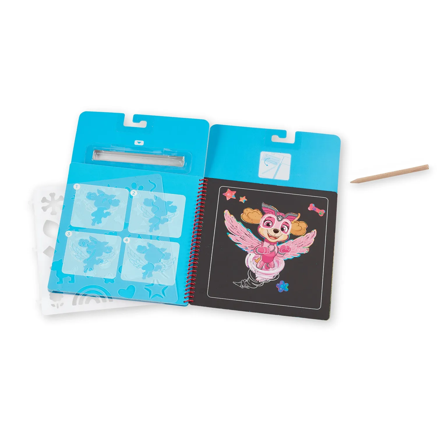Melissa & Doug PAW Patrol Skye krasblok met pen