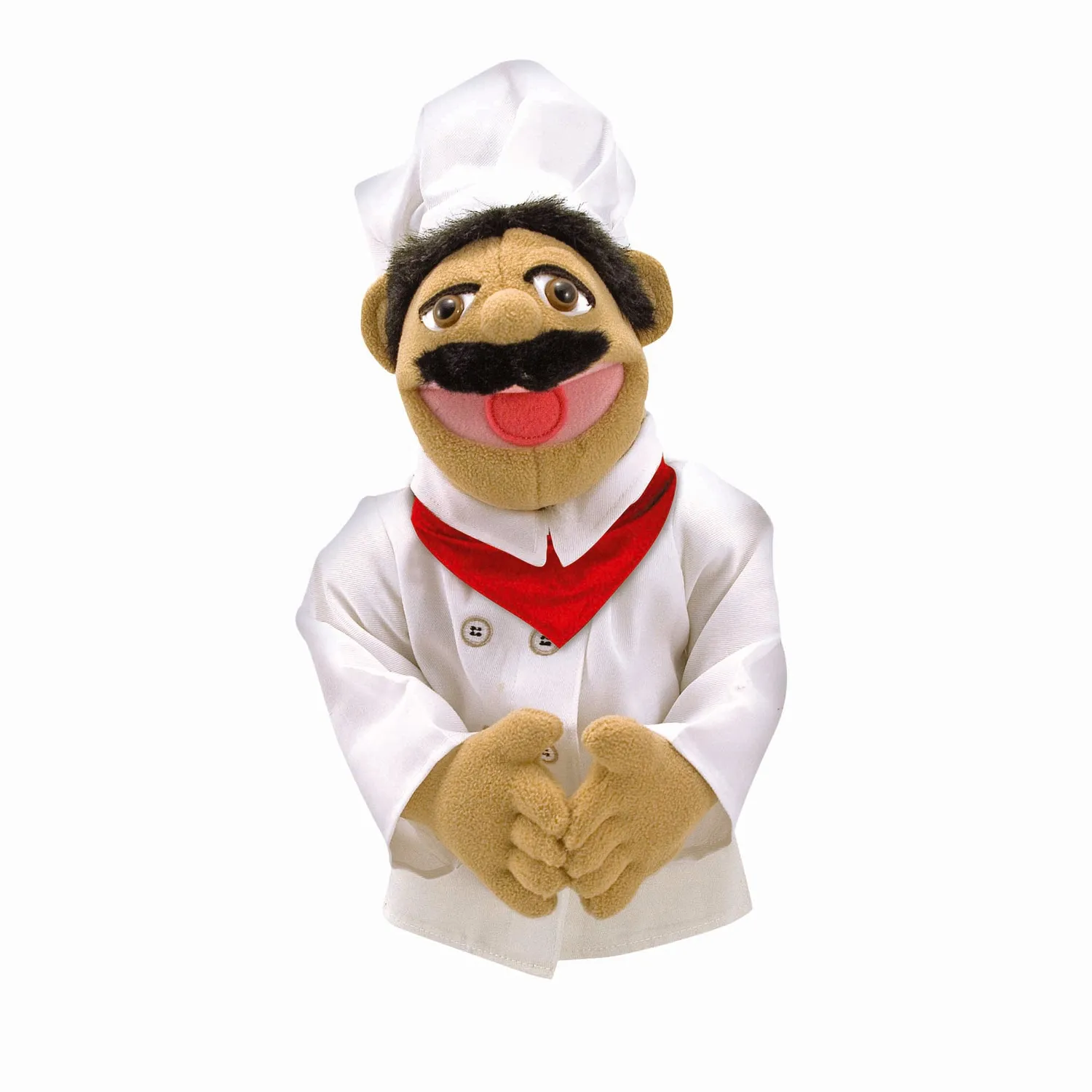 Melissa & Doug Chef Al Dente handpop kok 38 cm poppenspel