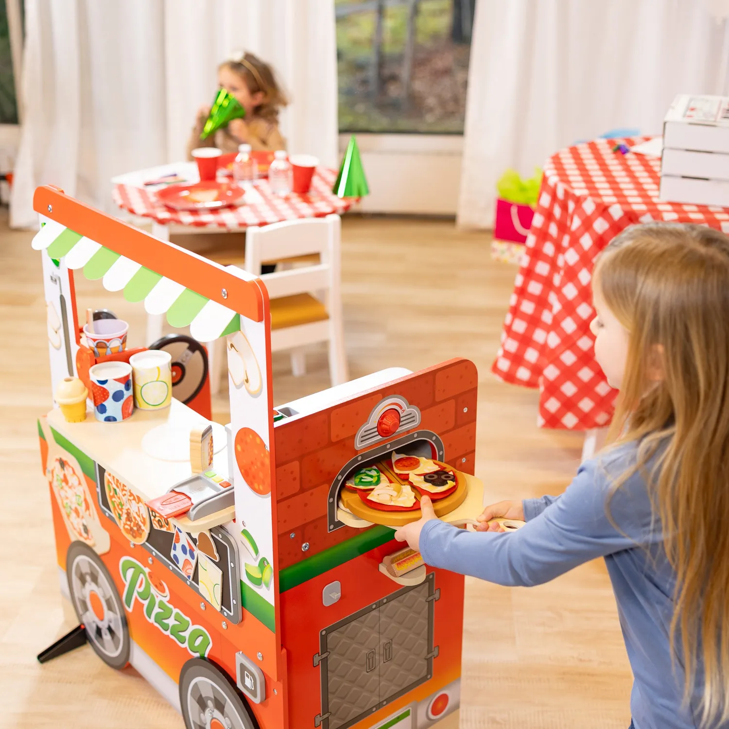 Melissa & Doug Pizza Food Truck Activity Center houten 3+