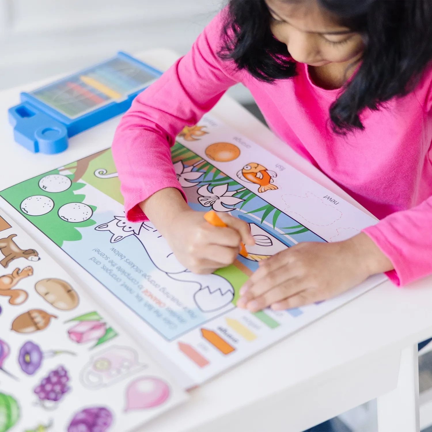 Melissa & Doug Colors & Shapes activiteitenblok stickers