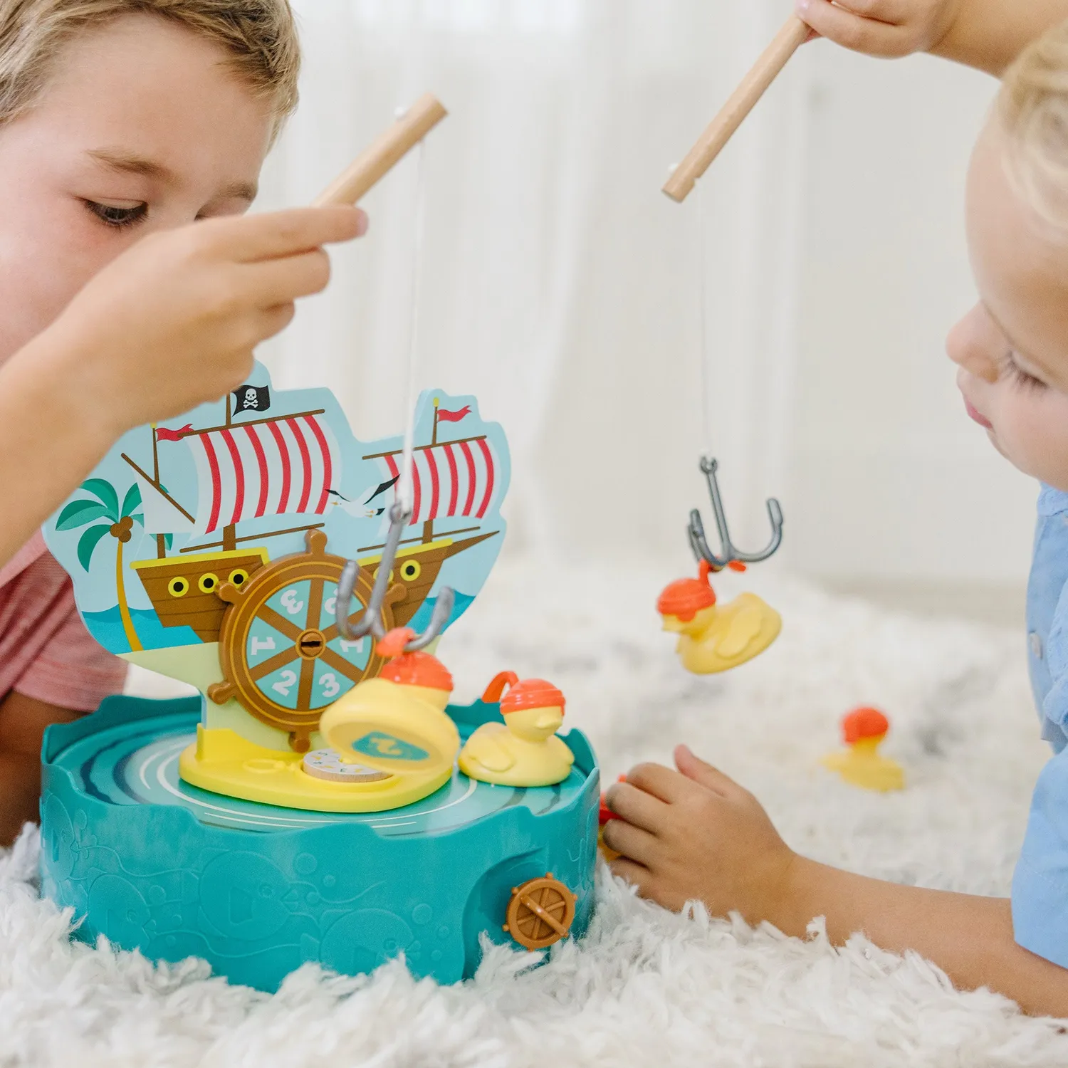 Melissa & Doug Fun at the Fair Hook a Duck visspel 2 hengels