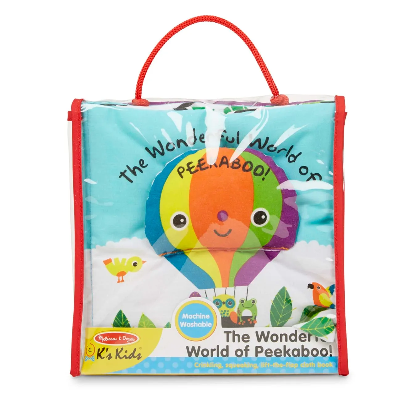 Melissa & Doug K's Kids Peekaboo stoffen boek jungle 0-12 mnd