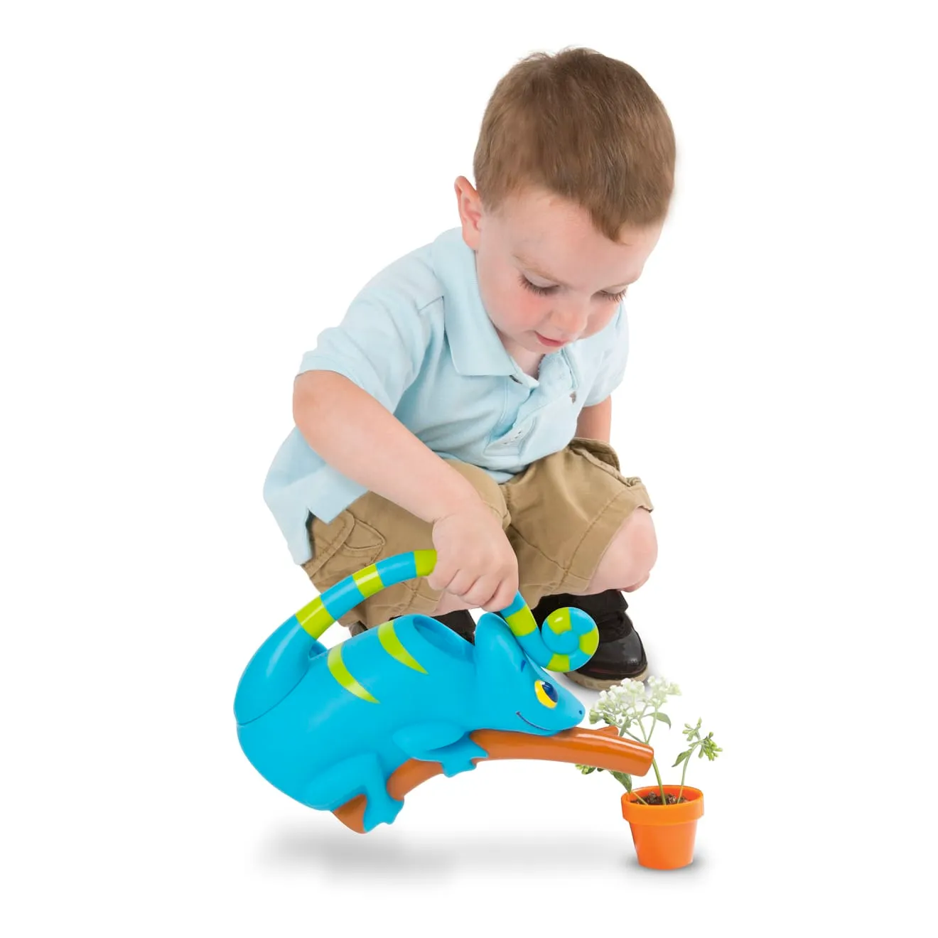 Melissa & Doug Camo Chameleon gieter kind kameleon