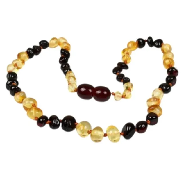 Ginger Fairy Kinderketting Barnsteen multi glans ketting 32 cm